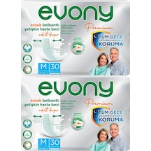 Evony Premium Hasta Bezi Yetişkin Bel Bantlı Tekstil Yüzey M-Orta