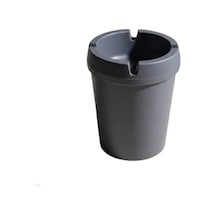 Gri Modern Küllük Duman Kanallı Plastik 10 Cm Yükseklik Ev, Balkon, Ofis Kullanımı