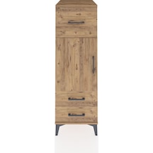 Kronos Dolap 2 Raflı 3 Çekmeceli Tek Kapaklı 44x59x134 Çam-çam Atlas Çam