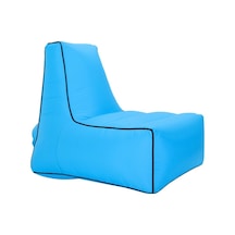 Bb1082 Şişme Kanepe Şişme Yatak Dış Mekan Katlanır Taşınabilir Hava Kanepe Boyutu: 70 X 65 X 60cm Gökyüzü Mavi