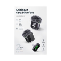 Kablosuz Yaka Mikrofonu Kh541