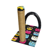 BioSand KT-1002 Pati Desenli Kedi Kaşıma ve Tırmalama Tahtası