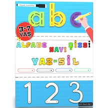 3-7 Yaş Alfabe - Sayı - Çizgi Yaz - Sil