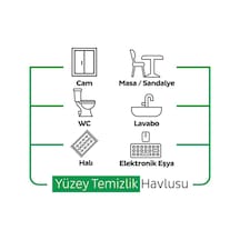 Sleepy Easy Clean Yüzey Temizlik Havlusu 100 Adet Tekli