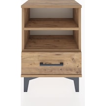 Arges Komodin 2 Raflı Tek Çekmeceli 44x30x64 Çam-çam Çam