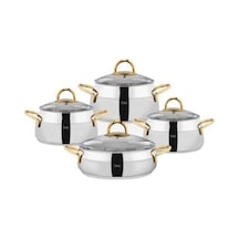 Taç Miranda 8 Parça Çelik Çeyiz Seti Gold Tac-4719