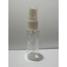 20Ml Şeffaf Plastik Şişe+Sprey Başlık.50 Adet