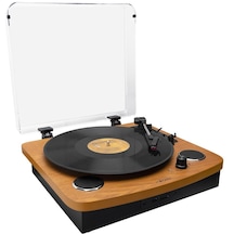 Mikado MN-P235 Voyager Retro Bluetooth - USB Ahşap Pikap Plak Çalar