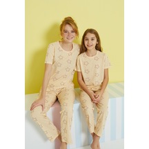 Siyah İnci Örme Pijama Takım 24107083 Çok Renkli