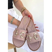 Biçomi Toha Pudra Cilt Tokalı Terlik Çok Renkli