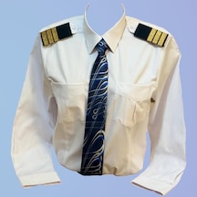 Pilot Gömlek Uzun Kollu Erkek Beyaz