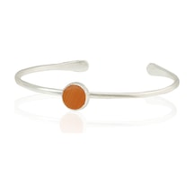 Kadir Jewellery Zirkon Taşlı Ayarlanabilir 925 Ayar Gümüş Kaplama Bilezik Kırmızı