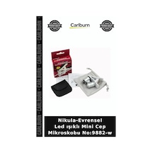Nikula-evrensel Led Işıklı Mini Cep Mikroskobu No:9882-w Hobi Aracı Teknik Alet Gözlem Gereci