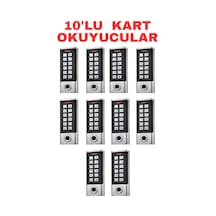 Sr-211 Em Parmak İzi Kart Şifre Okuyucu 10000 Kullanıcı Biyometrik Geçiş Kontrol Cihazı 125khz 10 Adet