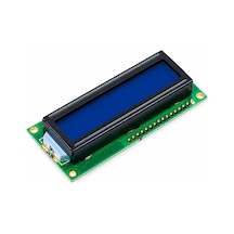 2x16 Lcd Mavi Karakter Ekran Üstten Ve Alttan Pinli
