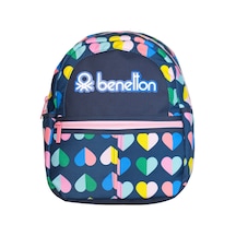 United Colors Of Benetton. Mini Kalp Desenli Kız Çocuk Çocuk Çantası 001