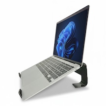 Prexua Fixer Laptop Standı - Notebook Yükseltici Altlık - Metal - Siyah - Fxr4025bl