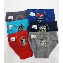 Tutku 0138 Erkek Çocuk Karışık Renkli Slip Külot 12 Adet 001 Tutku 0138 Erkek Çocuk Karışık Renkli Slip Külot 12 Adet 001