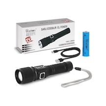 Cree Tg Led 1000 Lümen Göstergeli Fonksiyonel El Feneri Wt-732 Asorti