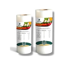 Ev Tipi Gofrajlı Rulo Vakum Poşeti 20 Cm 1 Adet - 25 Cm 1 Adet Toplam 2 Rulo