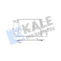 Klıma Radyatoru P3008 P5008 P508 Partner Rıfter / Spacetourer Berlıngo / Ds7 / Combo E 1.2 Puretech