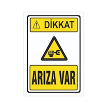 Arıza Var - Isg Levhası Levha 50x70 Cm Sticker