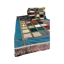 10 Adet El Yapımı Kırk Yama Seccade 70x110cm Çok Renkli
