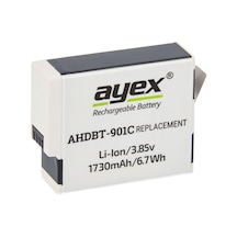 Ahdbt-901c Batarya, Gopro Hero 9, 10, 11, 12 İle Uyumlu