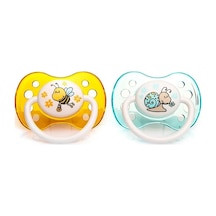 Baby Plus 2li Silikon Yalancı Bebek Emzik 0-6 Ay Byp-21001 BYP-21001 Çok Renkli