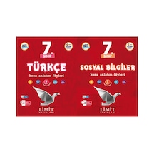 Limit 2027 7. Sınıf Türkçe + Sosyal Bilgiler Konu Anlatım Föyleri Seti 2 Kitap Maarif Model