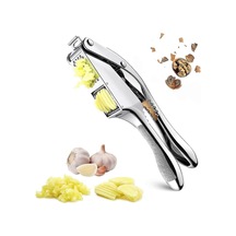 Ergonomik Kaymaz Saplı 2'si 1 Arada Sarımsak Kesici Paslanmaz Çel Çok Renkli