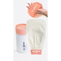 Banyo Kesesi Duş Hamam Peeling Eldiveni %100 Floş Ipek Ve El Pouc