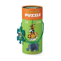 Crocodile Creek Dev Kule Puzzle 30 Parça Orman