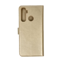 Realme C3 Trend S Plus Kapaklı Kılıf - Gold Standart
