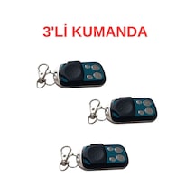 Uk-902 433.92mhz Kopyalanabilir 4 Tuşlu Garaj Kumandası Akıllı Uzaktan Kumanda 3 Adet