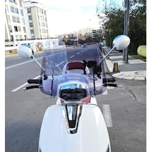 Motocam Yuki Mojito 50 Ön Cam 2022-2026 Model 39cm Füme Renkli 4mm Aparatsız