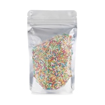 Ön Şeffaf Metalize Kilitli Doypack Ambalaj 11 X 18,5 + 3,5 Cm. 100 Gr. -2500 Adet