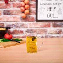 Tr Borosilikat Cam Ölçü Kabı, 600 Ml, Turuncu Diğer