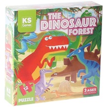 Prs 32703 The Dinosaur Forest Pre School Puzzle 12 Parça