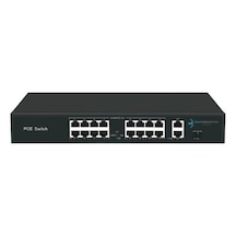 Ods 16port Poe 200w 2-uplink 10/100 Yönetilemez Switch 08ods-16p2u-200