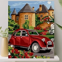 Sayılarla Boyama Tuval Seti Çıtalı 40x50 Cm - Vosvos