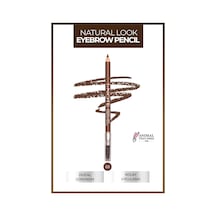 Natural Eyebrow Pencil Waterproof Çift Taraflı Suya Dayanıklı Kaş Kalemi 03 Brown - Kahve