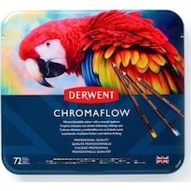 DERWENT CHROMAFLOW 72'Lİ METAL KUTU YENİ