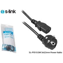 S-Link Sl-P151 0.5M 3X0.5Mm Pc Power Kablo