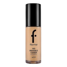 Invisible Cover Hd Hafif Yapılı & Yarı Parlak Bitişli Spf30 Fondöten 080 Sft Beıge 0