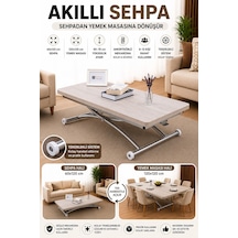 Juppo Üst Tabla Mdf Lizbon Oval Köşe Alt Krom Dışa K