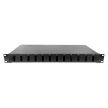 Alfafonet Ecoslide 12 Port Sc-dx/lc-qd 1ru Rack Tipi Siyah Fiber Optik Patch Panel