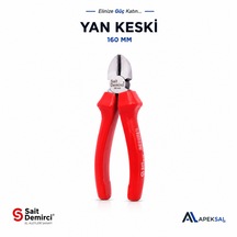 Sait Demirci Sd2556 160 Mm Profesyonel Yan Keski Sıcak Dövme Çelik Tel Kesici