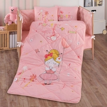 Clasy %100 Pamuk Ranforce Bebek Uyku Seti Pretty Pembe