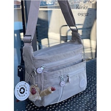 Kadın Klinkır Postacı Çanta Çok Cepli Çapraz Taş